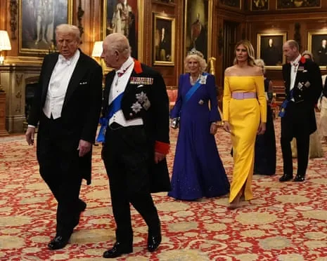 Royals Deploy Grand Welcome During Demonstrations; Kimmel Taken Off Air Over Charlie Kirk Remarks