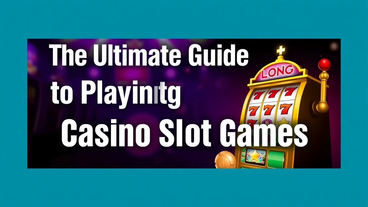 The Ultimate Guide to Playing Casino Slot Games