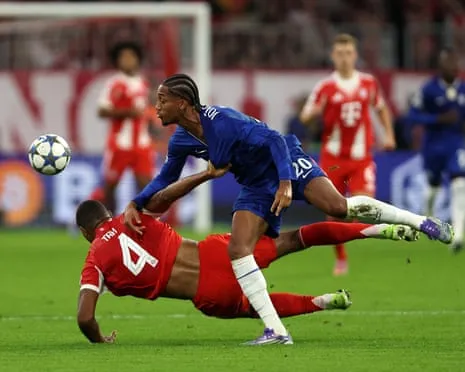The Blues' boss explodes after the German giants center-back Jonathan Tah avoids dismissal during Champions League loss